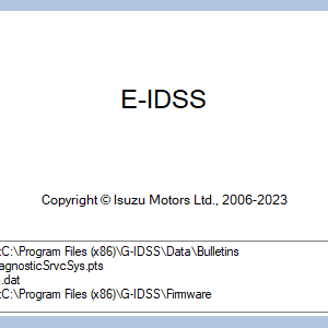 Isuzu E-IDSS 2023 is a diagnostic software designed specifically for Isuzu vehicles, focusing on heavy machinery and trucks. It offers advanced features that enhance the diagnostic and repair processes for automotive technicians.