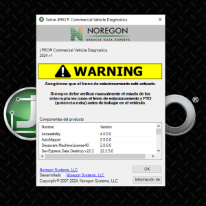 Alternative view of JPROZZ Diagnostic Software 2024