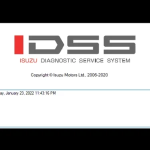 Isuzu G IDSS 2020 Diagnostic Service System