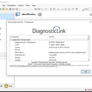 Alternative view of DETROIT DIESEL DIAGNOSTIC LINK DDDL 8.20 SP1 2025