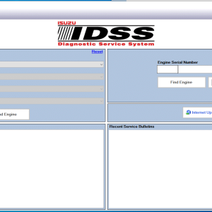 Alternative view of Isuzu E-IDSS 2023 Diagnostic Software
