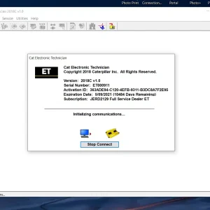 Alternative view of Caterpillar CAT ET 2018C Software Diagnostic Download