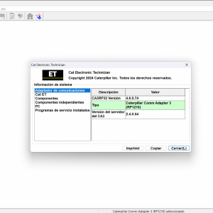 CAT ET 2024 Diagnostic Software