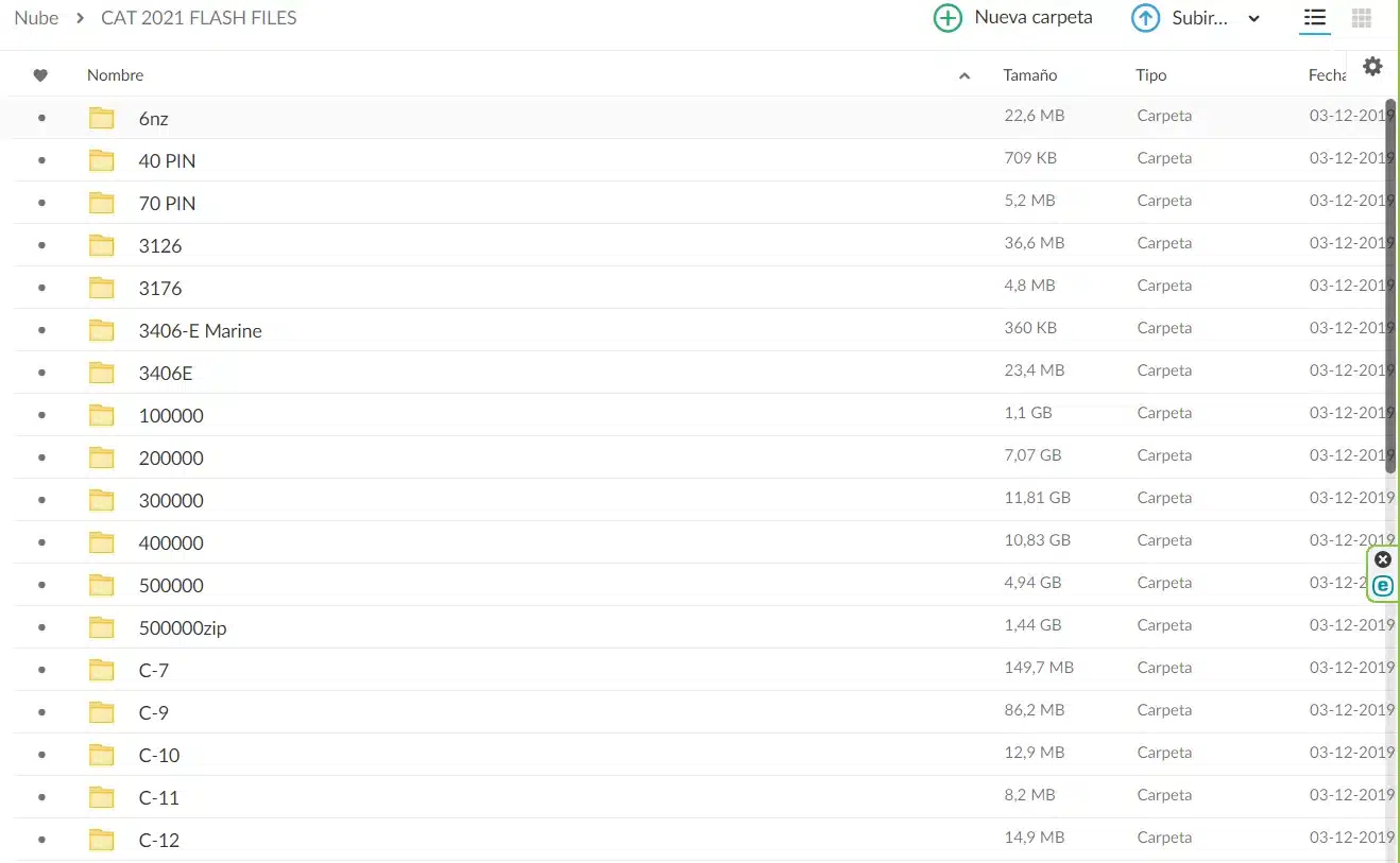 CAT FLASH FILES 73 GB - Imagen 2
