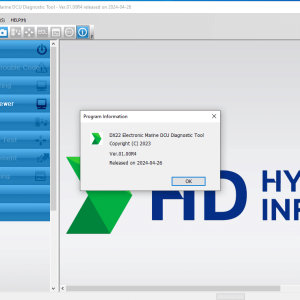 DOOSAN DIAGNOSTIC TOOL DX22 ELECTRONIC MARINE DCU ANALYZER 01.00 R4 [2024.04]