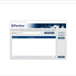 Perkins SPI2 2018A Parts Catalogue