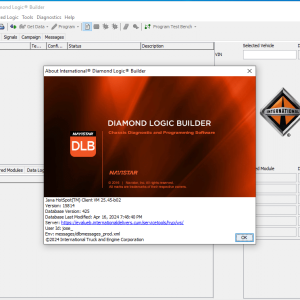 Alternative view of NAVISTAR DLB 2024 Diamond Logic Builder