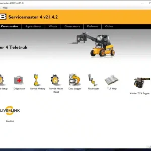 Alternative view of JCB Service Master 4 Software v21.4.2 [05.2021]