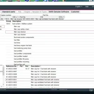 Alternative view of MAN MANTIS v666 EPC 2021 Spare Parts Catalog