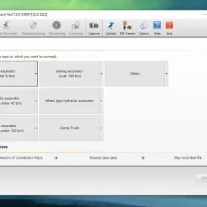 Alternative view of Hitachi Construction Machinery MPDr Ver 3.7.0.0 [10.2020] Diagnostic Software