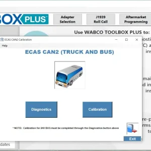 Alternative view of Wabco ToolBox plus 13 Diagnostics Software ECAS CAN2 v3.00