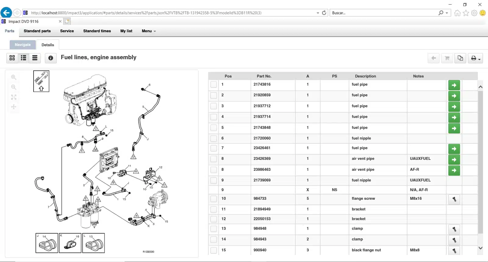 Volvo Impact 2021 Spare Parts Catalog - Imagen 5