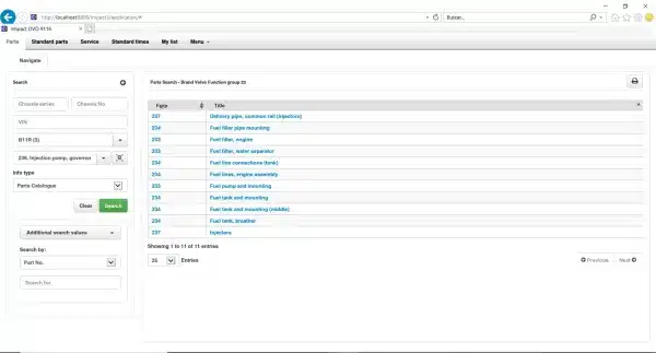Volvo Impact 2021 Spare Parts Catalog - Imagen 2