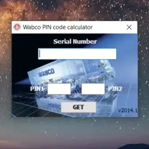 Wabco PIN Code Calculator Diagnostic Software PIN 1 PIN 2