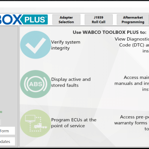 The WABCO TOOLBOX PLUS 14.3 2025 is an advanced diagnostic software