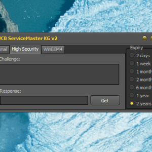 Calculate the response of the valuesSecurity unlock for all installationsIn the servicemaster program 2 and 4. Safety parameters: reset EMS hours, change speed limit and many more.