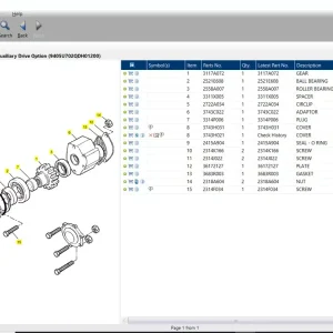 Alternative view of Perkins SPI2 2018A Parts Catalogue
