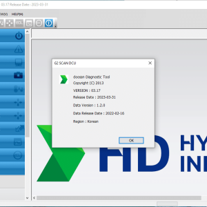 DOOSAN DIAGNOSTIC TOOL G2 SCAN DCU 03.17 2023