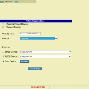 Alternative view of Freightliner ServiceLink 4.9.6 Software
